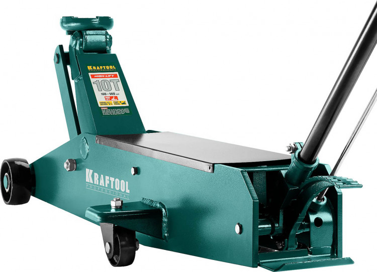 Домкрат гидравлический подкатной KRAFTOOL 43455-10