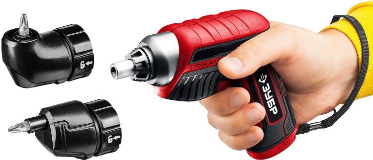 Отвертка аккумуляторная ЗУБР ЗО-Е-3.6 ЛиМ2