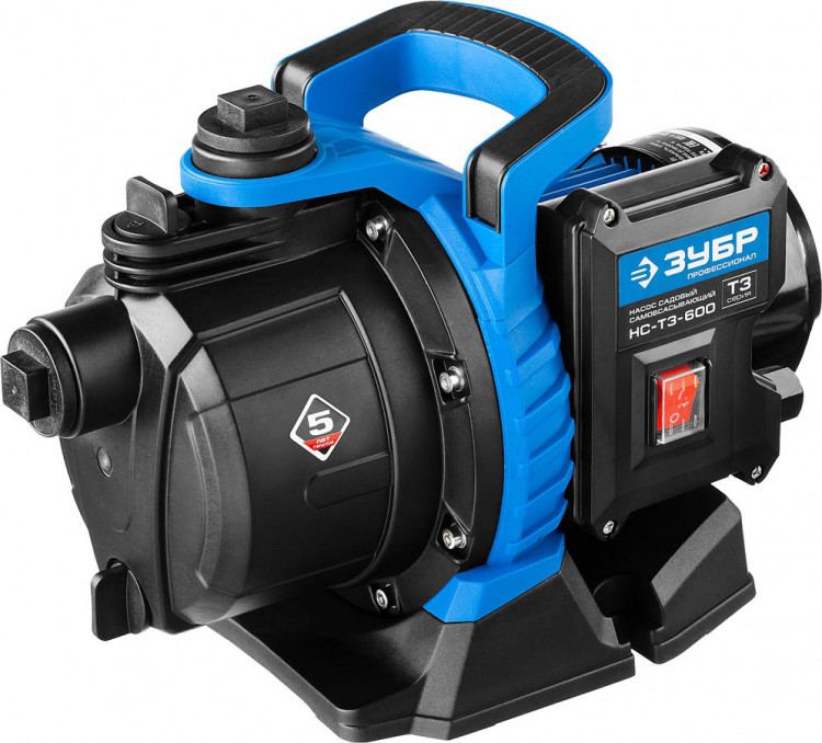 Насос Т3 садовый поверхностный ЗУБР НС-Т3-600