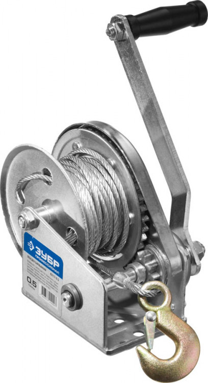 Лебедка ручная барабанная ЗУБР 43117-0.5