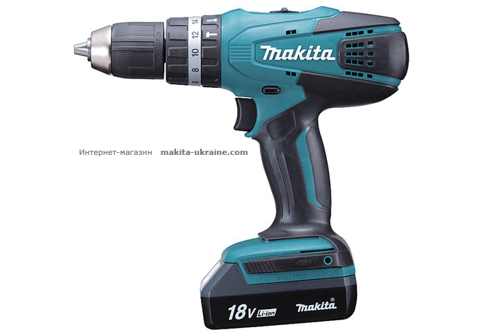 Аккумуляторный ударный шуруповерт MAKITA HP457DWE
