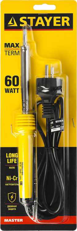 Электропаяльник непрерывного нагрева STAYER 55305-60