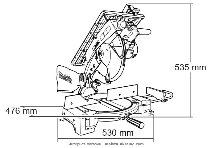 Торцовочная пила MAKITA LH1040