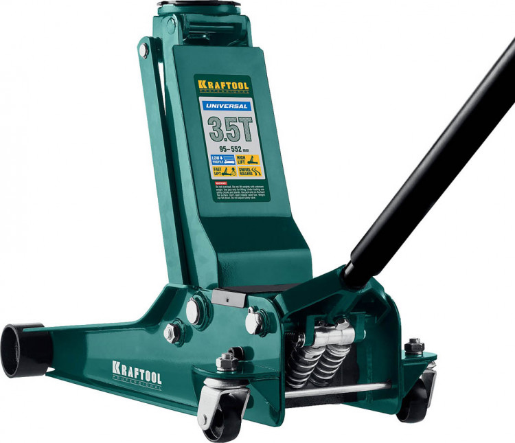 Домкрат гидравлический подкатной KRAFTOOL 43454-3.5