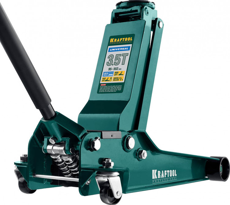 Домкрат гидравлический подкатной KRAFTOOL 43454-3.5