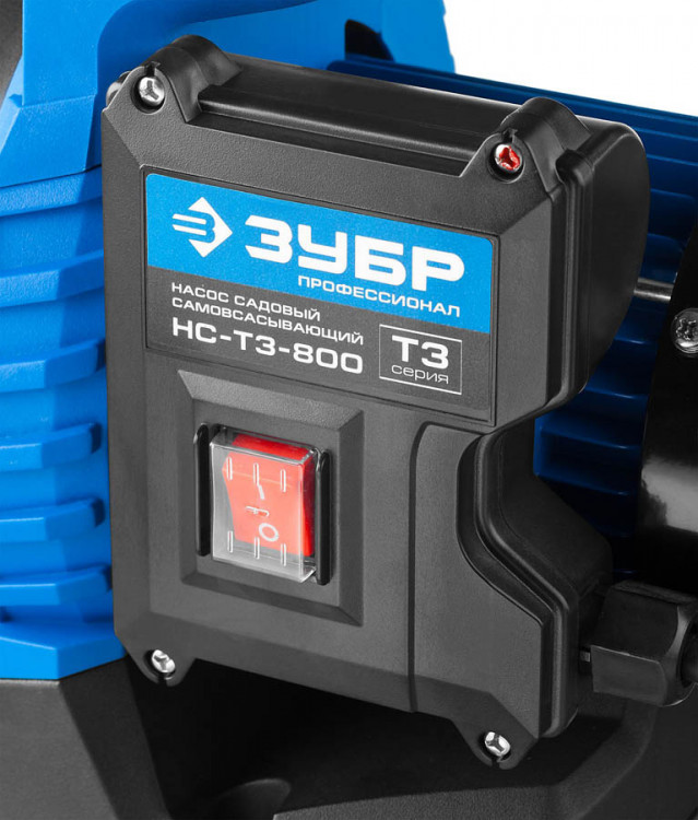 Насос Т3 садовый поверхностный ЗУБР НС-Т3-800