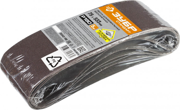 Лента шлифовальная бесконечная для ЛШМ ЗУБР ЛШМ 35342-180