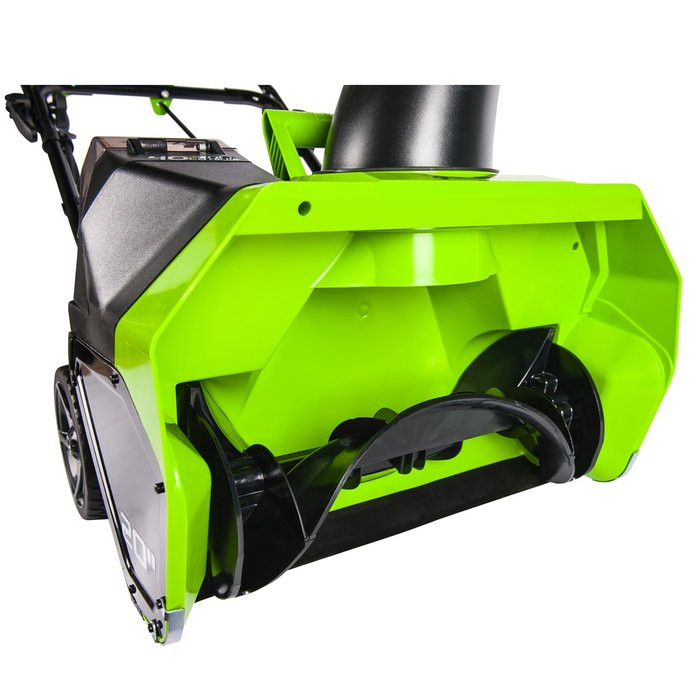 Снегоуборщик аккумуляторный Greenworks GD40STK4 (GD40SB) c аккумулятором 4 а/ч и ЗУ