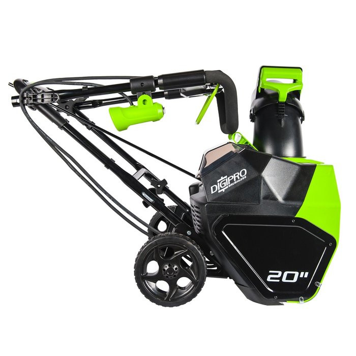 Снегоуборщик аккумуляторный Greenworks GD40STK4 (GD40SB) c аккумулятором 4 а/ч и ЗУ