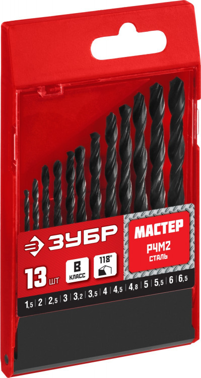 Набор сверел Зубр 29605-H13