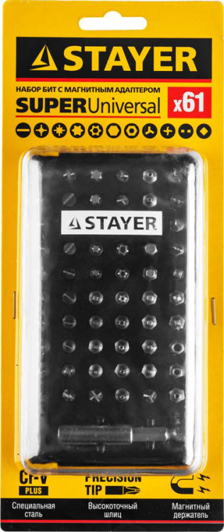 Набор бит STAYER 26084-H61
