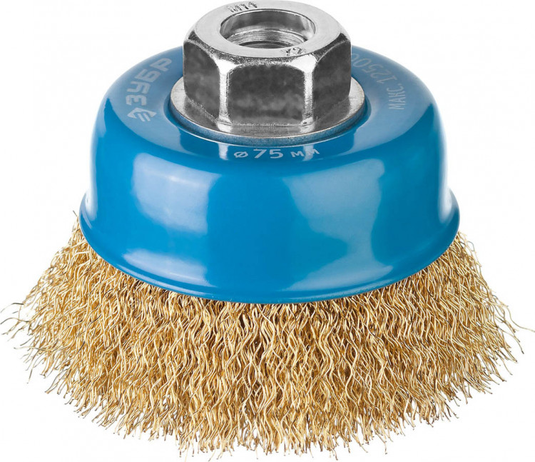 Щетка крацовка чашечная для УШМ ЗУБР 3526-075_z02