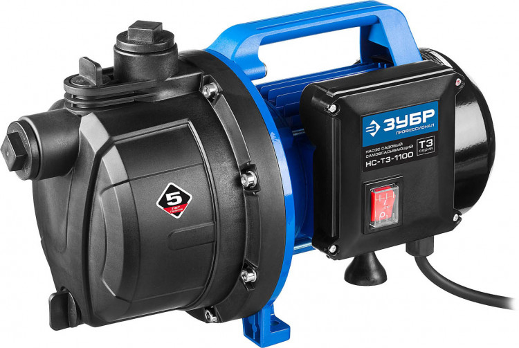 Насос Т3 садовый поверхностный ЗУБР НС-Т3-1100