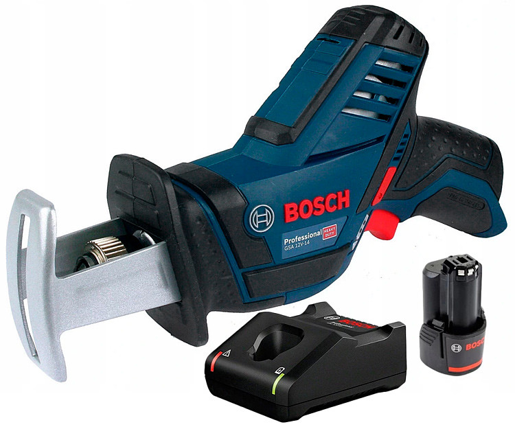 Аккумуляторная ножовка BOSCH GSA 12V-14 + GBA 12V 2.0Ah
