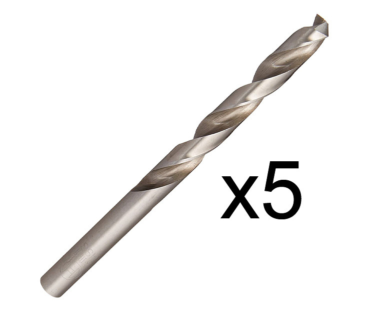 Сверло по металлу BOSCH HSS-G, DIN 338, 12,5 x 101 x 151 мм 5 шт.