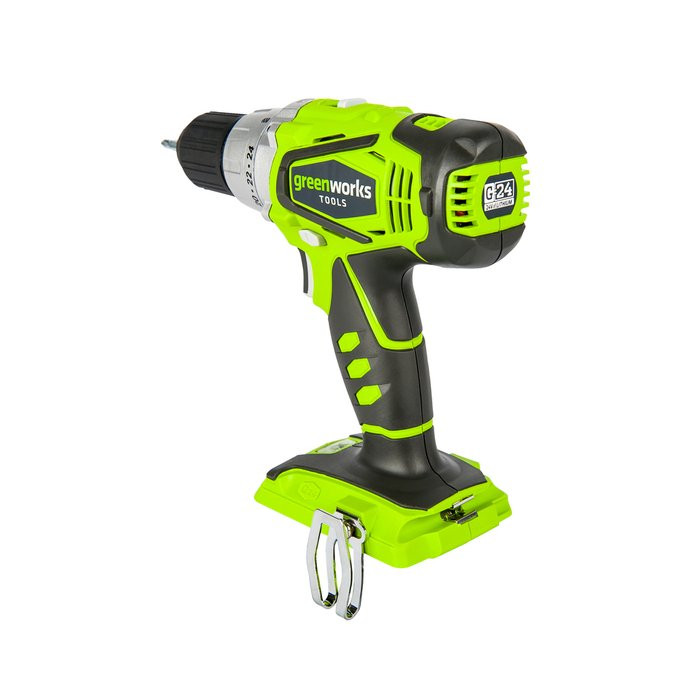 Дрель-шуруповерт ударная аккумуляторая Greenworks G24CD, 24V, без АКБ и ЗУ