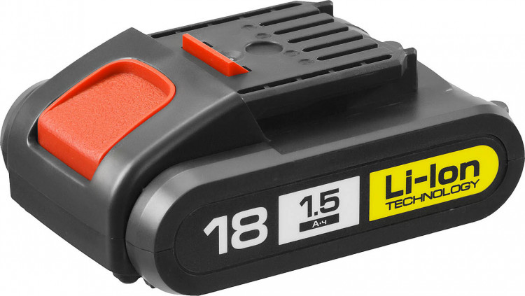 Аккумуляторная батарея ЗУБР Li-Ion, 18В, для шуруповерта ДА-18-2-Ли АКБ-18-Ли 15М1 Мастер