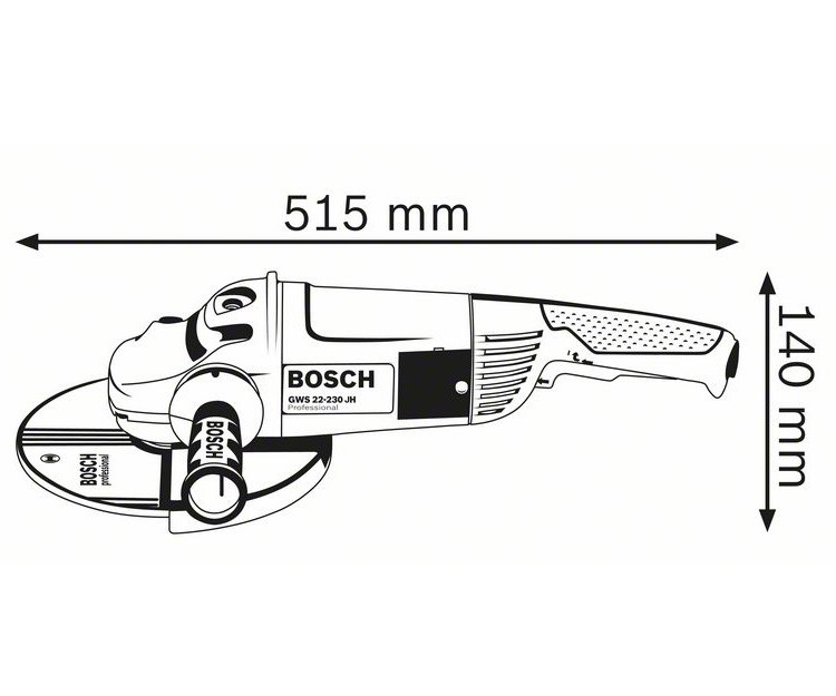 Болгарка BOSCH GWS 22-230 JH