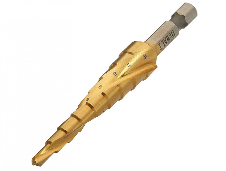 Ступенчатое сверло по металлу DeWALT DT5026 (4-12x77 мм)
