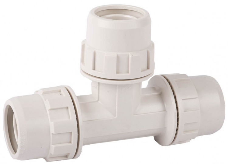 Тройник соединительный ЗУБР ШиреФит 51505-26