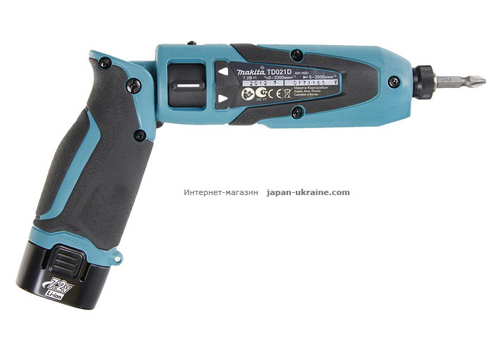 Аккумуляторный ударный шуруповерт MAKITA TD021DSE