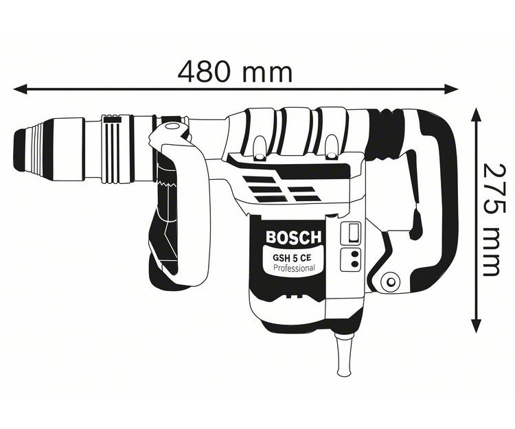 Отбойный молоток BOSCH GSH 5 CE