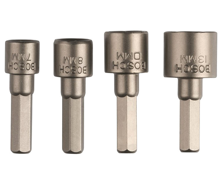 Набор торцевых головок Bosch 7,8,10,13 мм