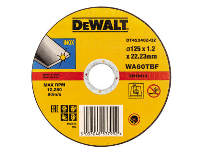 Круг отрезной DeWALT DT42340Z