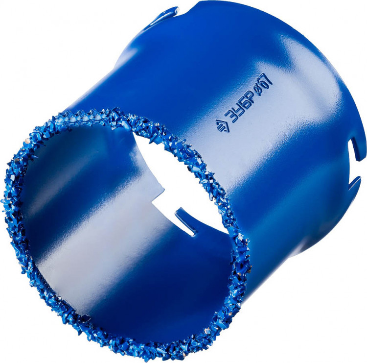 Кольцевая буровая коронка с твердосплавным напылением ЗУБР 33350-67_z01