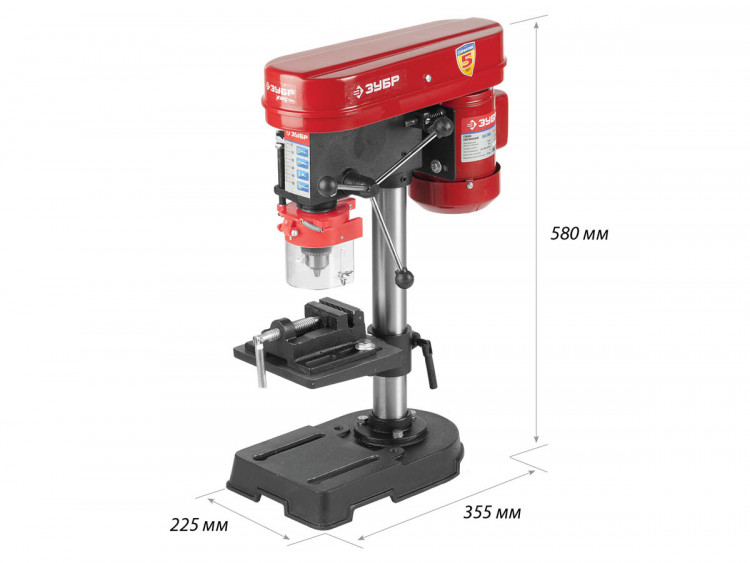 Станок сверлильный ЗУБР ЗСС-350