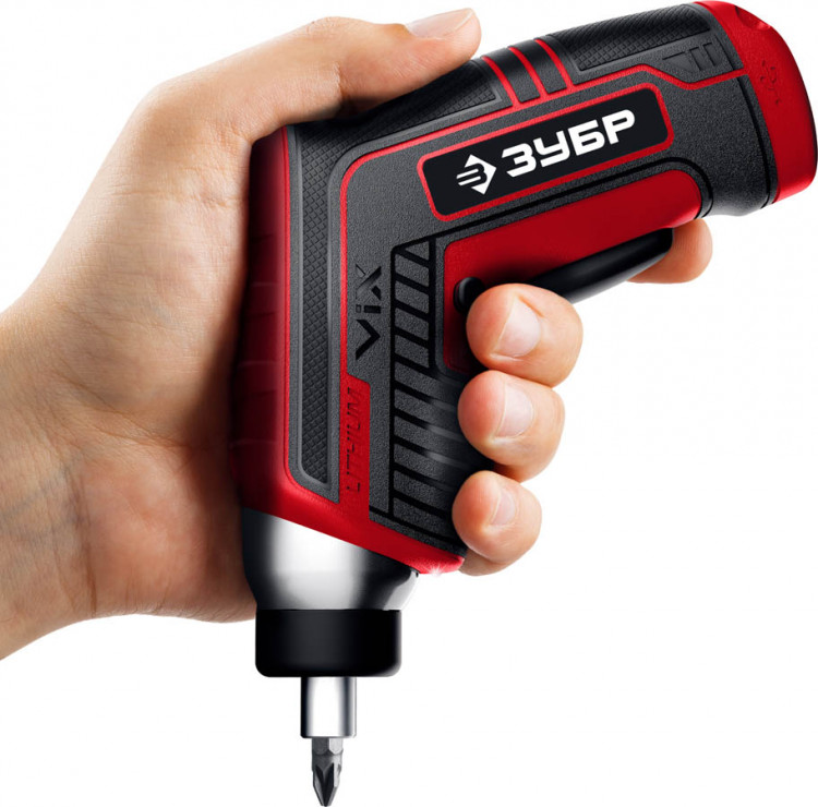 Отвертка аккумуляторная ЗУБР ЗО-Е-3.6 Ли